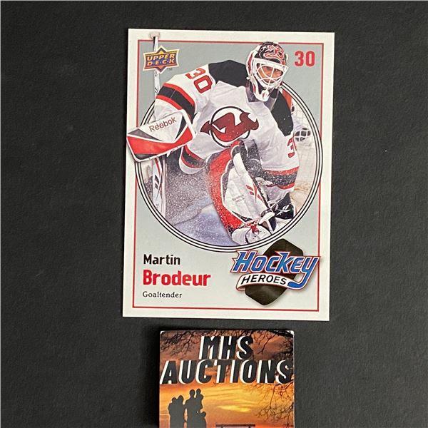 MARTIN BRODEUR UPPER DECK RARE INSERT CARD HH12 (ref2580)