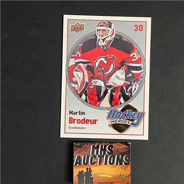 MARTIN BRODEUR UPPER DECK RARE INSERT CARD HH16 (ref2584)