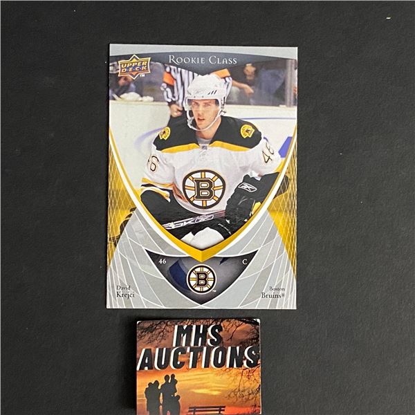 DAVID KREJCI 2008 ROOKIE CLASS ROOKIE CARD (ref2597)