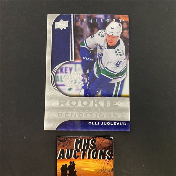 2020-21 TRILOGY OLLI JUOLEVI HOCKEY ROOKIE CARD (ref2615)