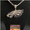 Image 1 : PHILADELPHIA EAGLES LARGE N.F.L CHAMPIONSHIP NECKLACE (ref1170)