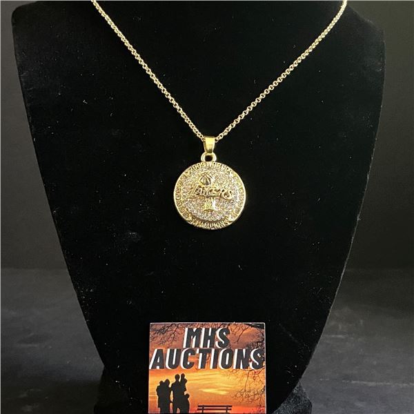 LOS ANGELES LAKERS 2009 N.B.A CHAMPIONSHIP NECKLACE (ref1109)