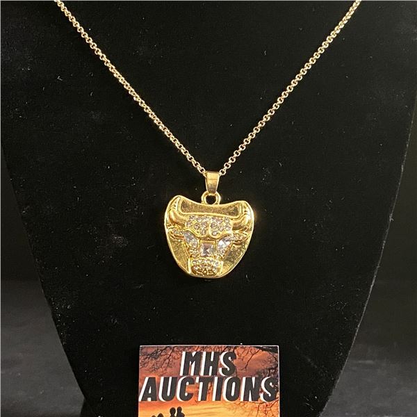 CHICAGO BULLS 1997 N.B.A CHAMPIONSHIP NECKLACE (ref1115)