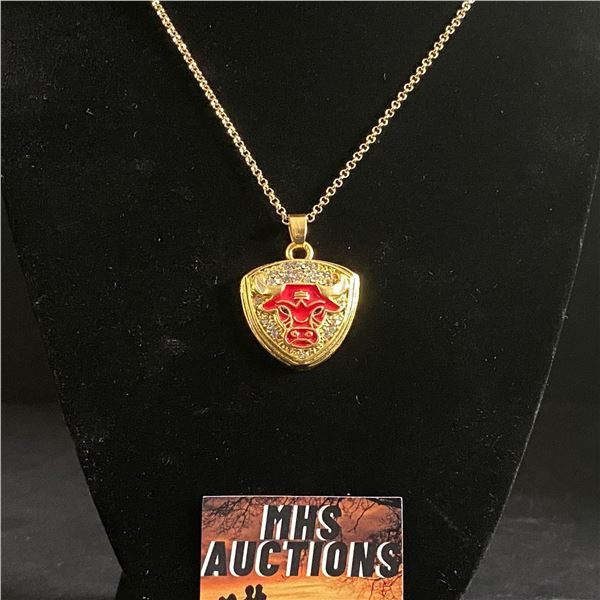 CHICAGO BULLS 1993 N.B.A CHAMPIONSHIP NECKLACE (ref1116)