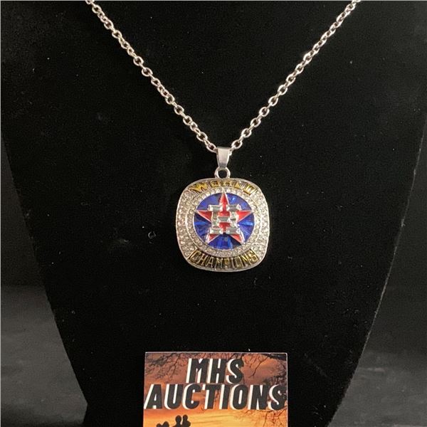 HOUSTON ASTROS M.L.B CHAMPIONSHIP NECKLACE (ref1141)