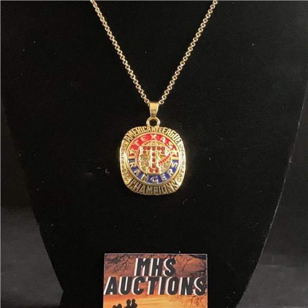 TEXAS RANGERS 2011 M.L.B CHAMPIONSHIP NECKLACE (ref1145)