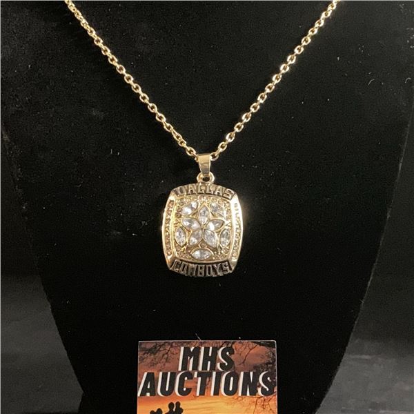 DALLAS COWBOYS N.F.L 1995 CHAMPIONSHIP NECKLACE (ref1178)