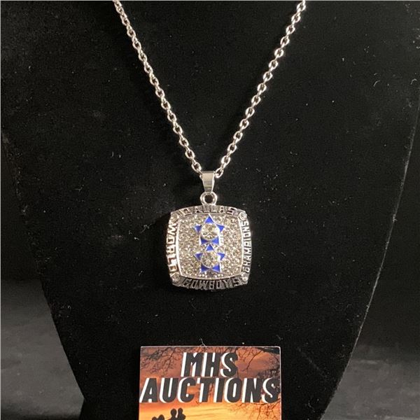 DALLAS COWBOYS N.F.L 1977 CHAMPIONSHIP NECKLACE (ref1179)