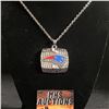 Image 1 : NEW ENGLAND PATRIOTS N.F.L 2001 CHAMPIONSHIP NECKLACE (ref1180)