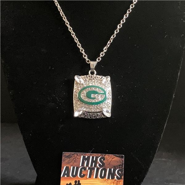 GREEN BAY PACKERS 2010 N.F.L CHAMPIONSHIP NECKLACE (ref1198)