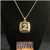 Image 1 : DEREK JETER HALL OF FAME #2 CHAMPIONSHIP NECKLACE (ref1205)