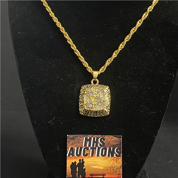 PITTSBURGH STEELERS N.F.L 1978 CHAMPIONSHIP NECKLACE (refR38)