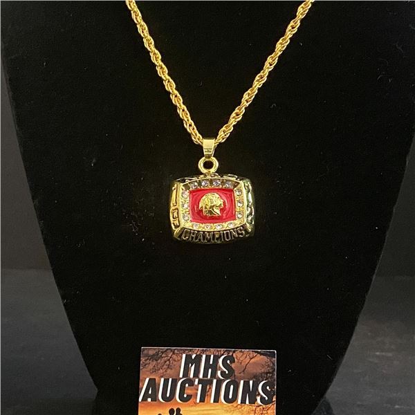 WASHINGTON REDSKINS N.F.L 1972 CHAMPIONSHIP NECKLACE (refR64)