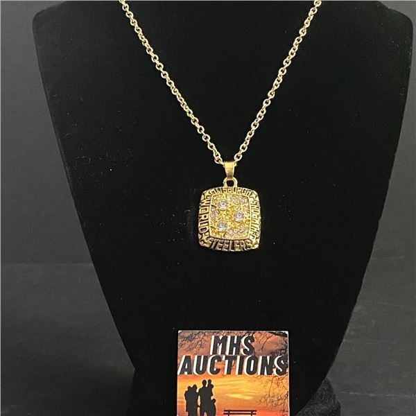 PITTSBURGH STEELERS N.F.L CHAMPIONSHIP NECKLACE (ref330)