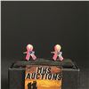 Image 1 : NEW ENGLAND PATRIOTS BREAST CANCER N.F.L CUFFLINKS (ref1229)