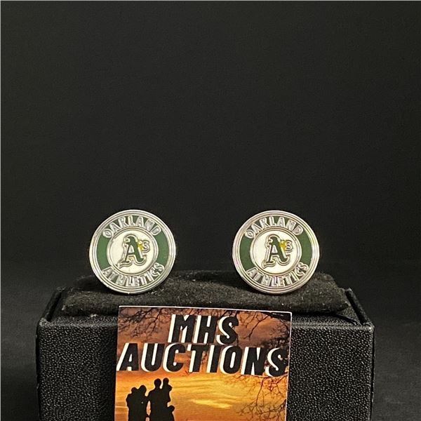 OAKLAND ATHLETICS M.L.B CUFFLINKS (ref1241)