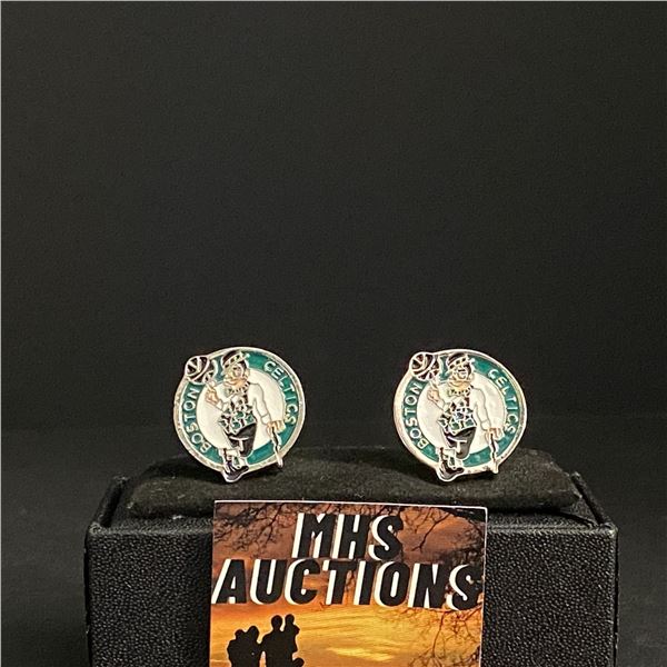 BOSTON CELTICS N.B.A CUFFLINKS (ref1255)