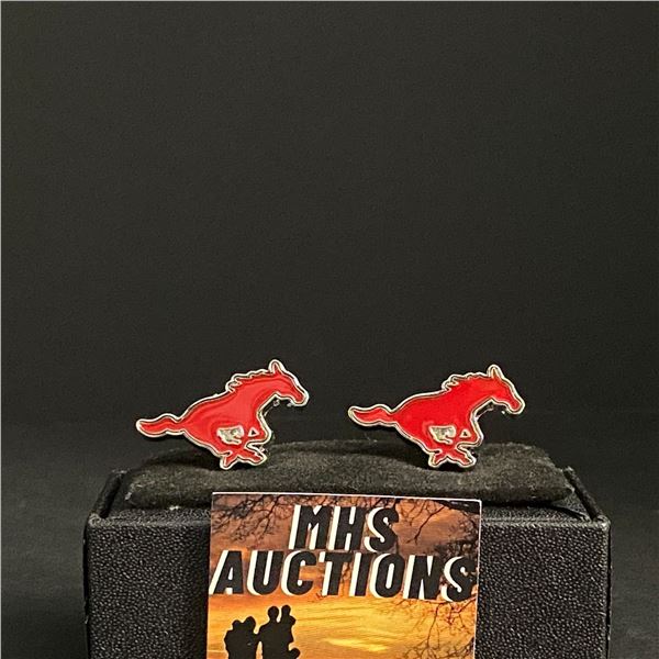 CALGARY STAMPEDERS C.F.L CUFFLINKS (ref1256)