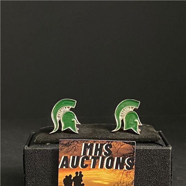 MICHIGAN STATE CUFFLINKS (ref1257)