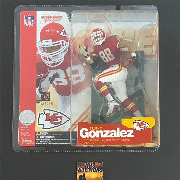 TONY GONZALEZ NFL SERIES 5 MCFARLANE RED JERSEY