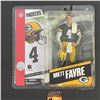 Image 1 : BRETT FAVRE MCFARLANE GREEN BAY PACKERS SERIES 12 WITH TOWEL GREEN JERSEY