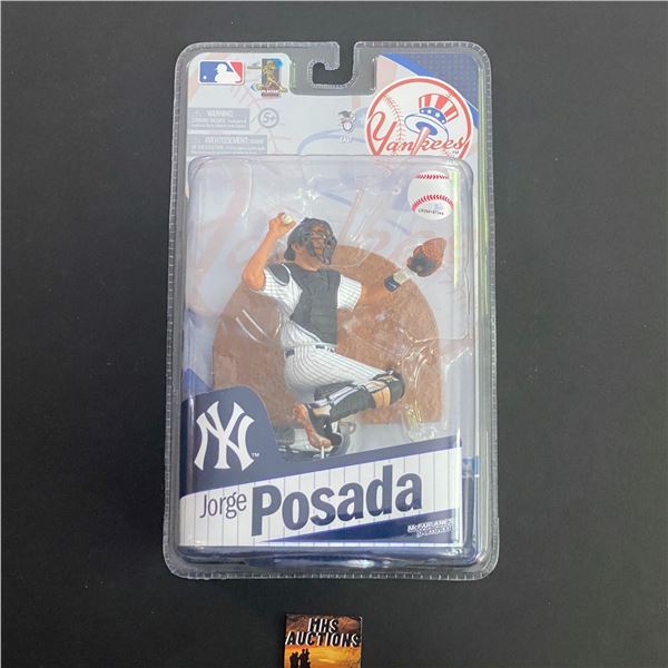 JORGE POSADA MCFARLANE M.L.B NEW YORK YANKEES BACKCATCHER