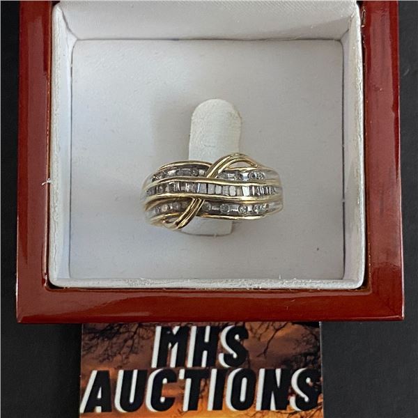 10 KARAT YELLOW GOLD RING TOTAL WEIGHT 5.1 GRAMS INSURABLE VALUE $1,500.00