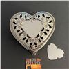 Image 1 : FILIGREE CRYSTAL HEART BOX FROM THINGS ENGRAVED