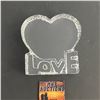 Image 1 : CRYSTAL LOVE HEART FROM THINGS ENGRAVED