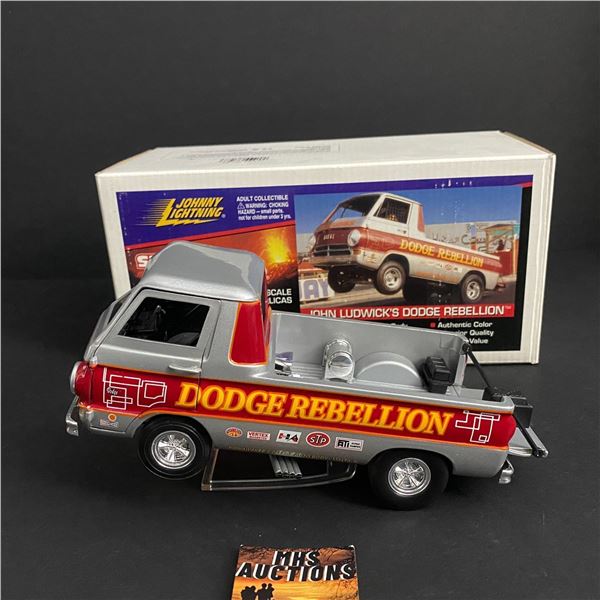 JOHNNY LIGHTNING SUPER MAGMAS JOHN LUDWICKS DODGE REBELLION 1/24 SCALE