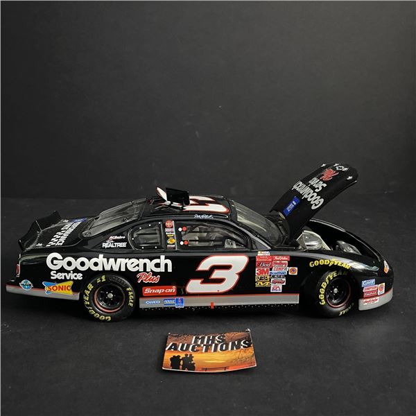 DALE EARNHARDT #3 GOODWRENCH SERVICE DAYTONA 500 BANK 2001 MONTE CARLO 1/24 SCALE