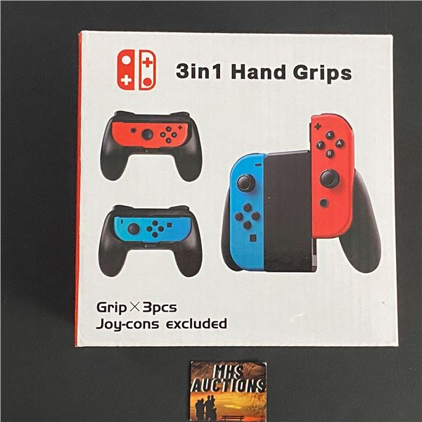 NINTENDO SWITCH 3 IN 1 HAND GRIPS FOR NINTENDO SWITCH JOY CON