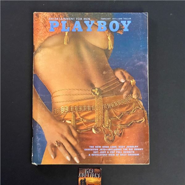 PLAYBOY MAGAZINE FENBRUARY 1971 ISSUE