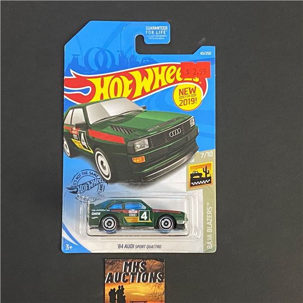 HOT WHEELS '84 AUDI SPORT QUATTRO 1/64TH SCALE (ref10)