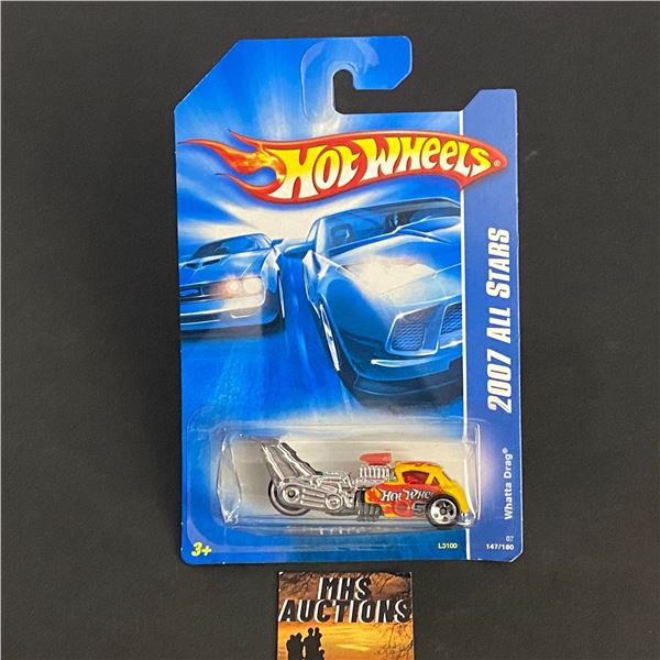 HOT WHEELS 2007 ALL STARS WHATTA DRAG 1/64TH SCALE (ref38)