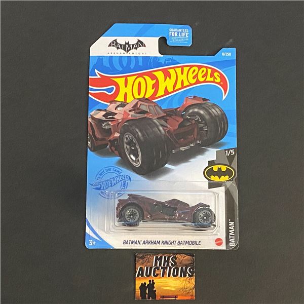 HOT WHEELS BATMAN: ARKHAM KNIGHT BATMOBILE 1/64TH SCALE (ref128)