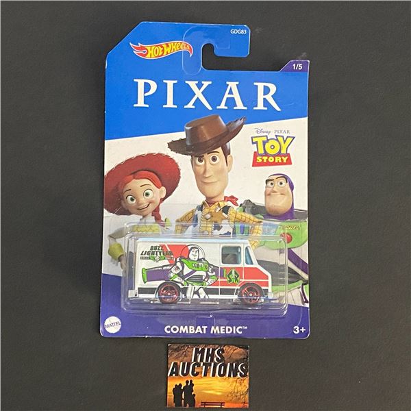 HOT WHEELS PIXAR TOY STORY COMBAT MEDIC 1/64TH SCALE (ref133)