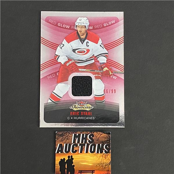 ERIC STAAL 2015-16 FLEER HOCKEY JERSEY CARD #66/99 ONLY 99 MADE IN THE WORLD (ref66)