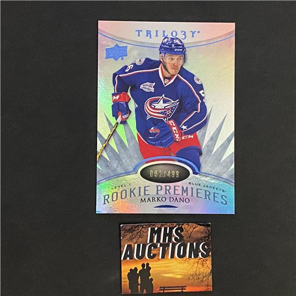 MARKO DANO 2014-15 TRILOGY HOCKEY ROOKIE CARD #092/499 ONLY 499 MADE IN THE WORLD! (ref79)