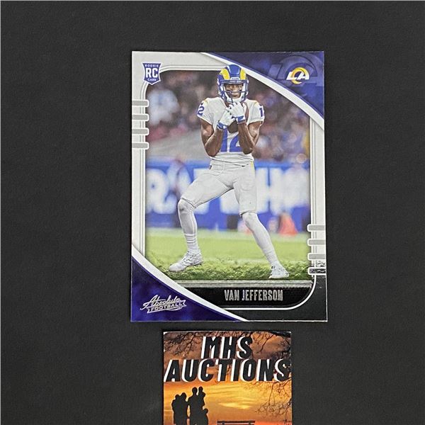 VAN JEFFERSON 2020 PANINI FOOTBALL ROOKIE CARD (ref91)