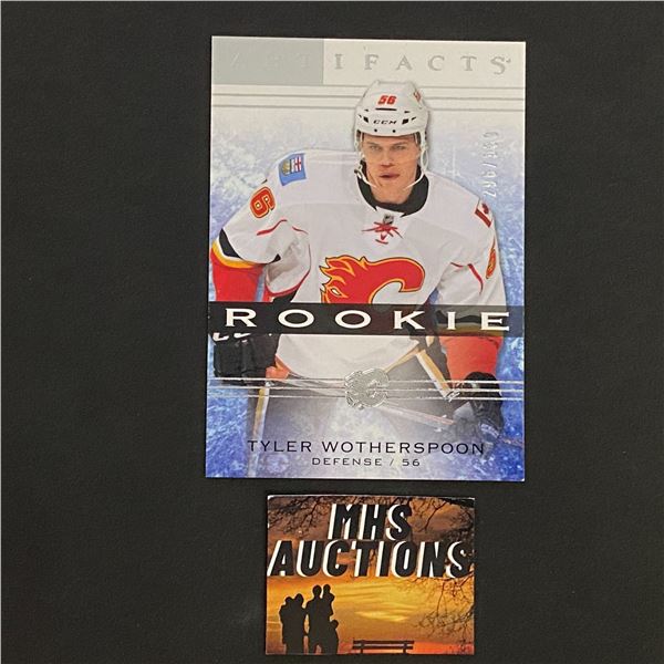 TYLER WOTHERSPOON 2014-15 ARTIFTS HOCKEY ROOKIE CARD #296/999 ONLY 999 MADE IN THE WORLD! (ref111)