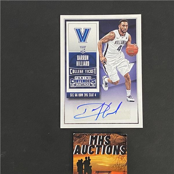 DARRUN HILLIARD 2015 PANINI BASKETBALL AUTOGRAPH CARD (ref2818)