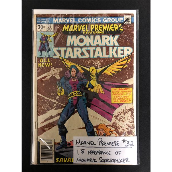 MARVEL PREMIERE #32 Featuring MONARK STARSTALKER (MARVEL COMICS)