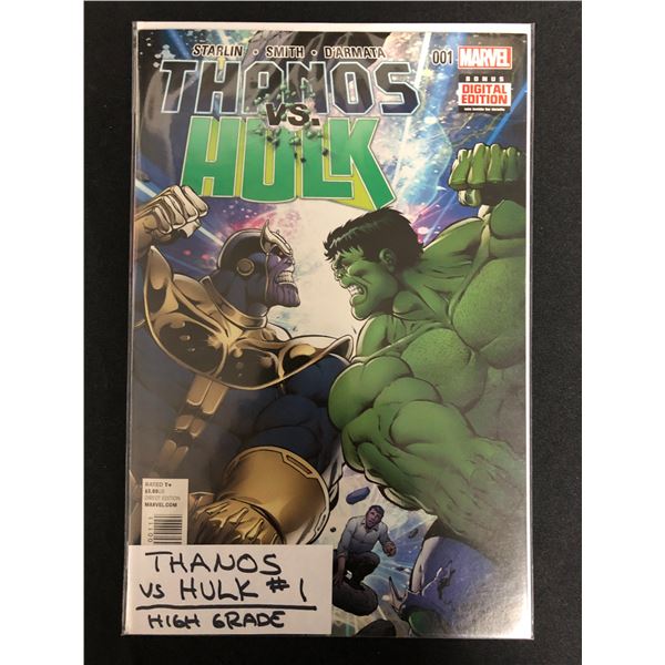 THANOS vs. HULK #001 (MARVEL COMICS)