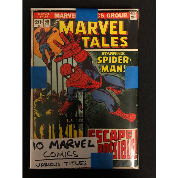 10 MARVEL COMICS (VARIOUS TITLES)