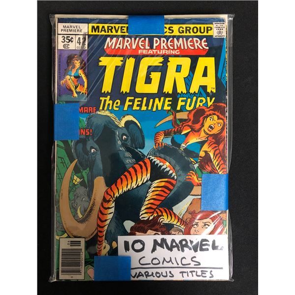 10 MARVEL COMICS (VARIOUS TITLES)