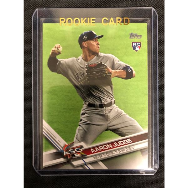 2017 TOPPS #US166 AARON JUDGE RC