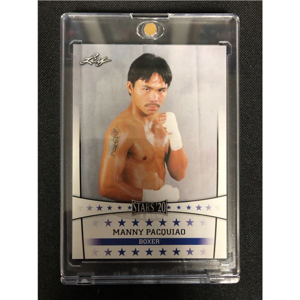 2020 LEAF STARS #15 MANNY PACQUIAO BOXING CARD