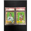 Image 1 : 1972 TOPPS GRADED HOCKEY CARD LOT (G. UNGER/ T. ECCLESTONE)