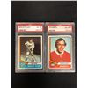 Image 1 : 1974 TOPPS GRADED HOCKEY CARD LOT (B. PLAGER/ J. ROBERTS)